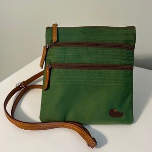 Dooney&Bourke small green crossbody bag